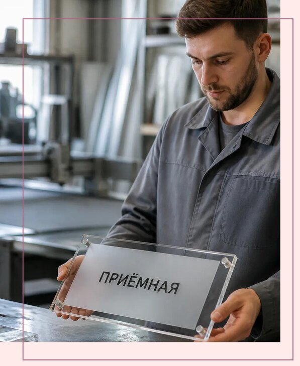 Таблички из оргстекла на заказ в Черкесске от 3976 р. | Аванза-Чрк