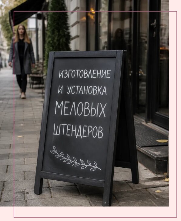 Меловые штендеры в Черкесске по цене от 6627 р. | Аванза-Чрк