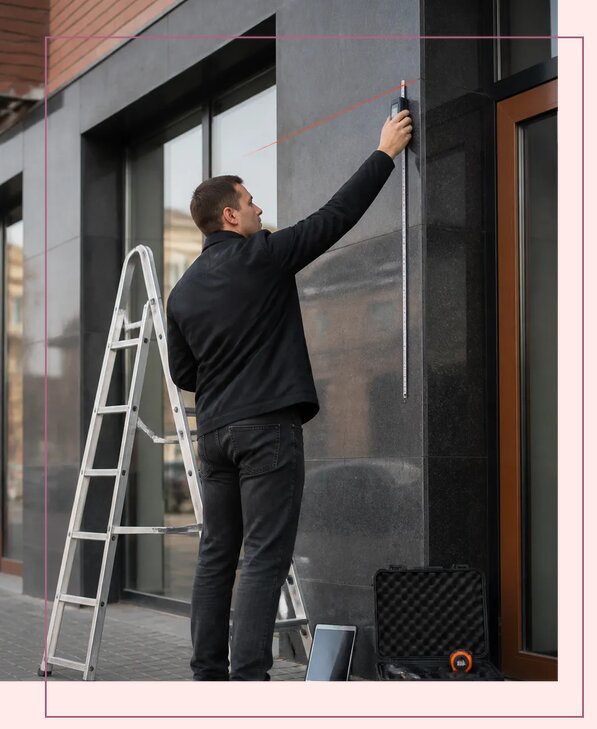 Выезд на замер вывески в Черкесске по цене от 2549 р. | Аванза-Чрк